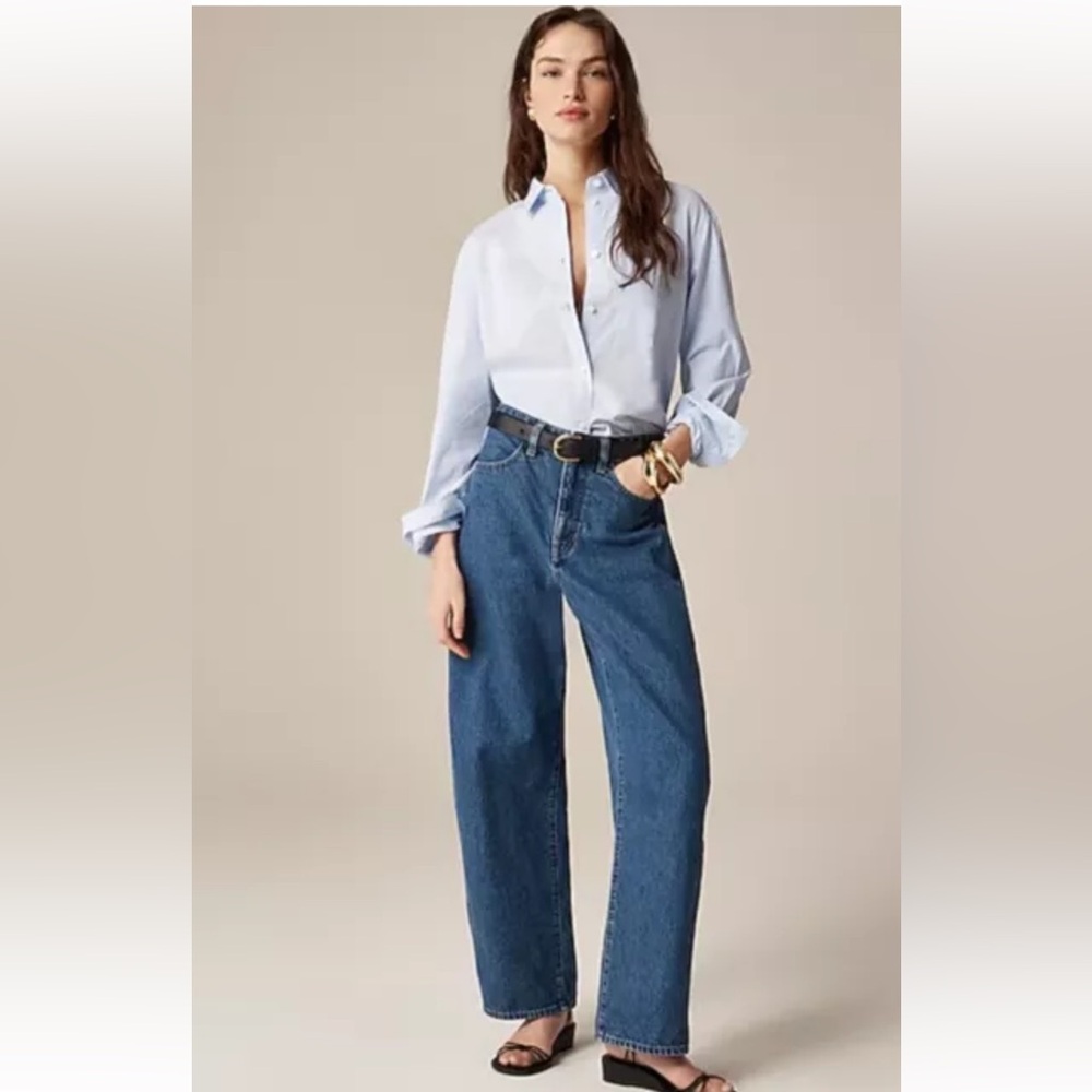 J Crew Women’s Garçon Classic Shirt in Cotton Poplin Size P6 #BY715
